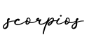 单词scorpios书写