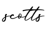单词scotts书写