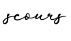 单词scours书写