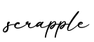 单词scrapple书写