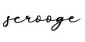 单词scrooge书写