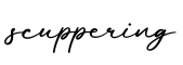 单词scuppering书写