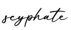 单词scyphate书写