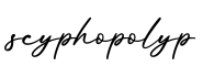 单词scyphopolyp书写