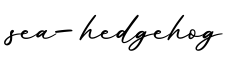 单词sea-hedgehog书写