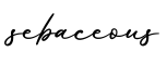 单词sebaceous书写