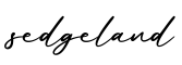 单词sedgeland书写