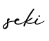 单词seki书写