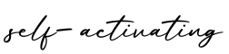 单词self-activating书写