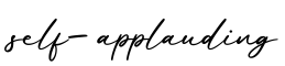 单词self-applauding书写