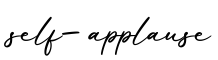单词self-applause书写