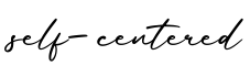单词self-centered书写