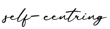 单词self-centring书写