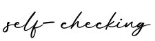 单词self-checking书写