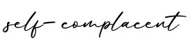 单词self-complacent书写