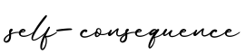 单词self-consequence书写
