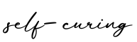 单词self-curing书写