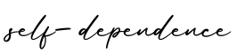 单词self-dependence书写