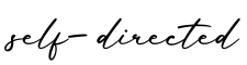 单词self-directed书写