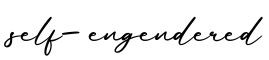 单词self-engendered书写