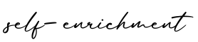 单词self-enrichment书写