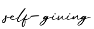 单词self-giving书写
