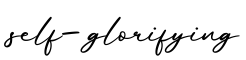 单词self-glorifying书写