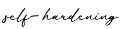 单词self-hardening书写