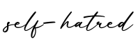 单词self-hatred书写