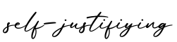 单词self-justifiying书写