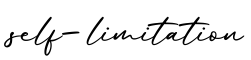 单词self-limitation书写