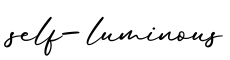 单词self-luminous书写