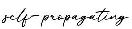 单词self-propagating书写