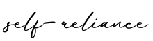 单词self-reliance书写