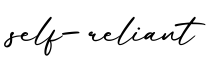 单词self-reliant书写