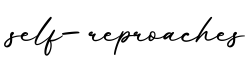 单词self-reproaches书写