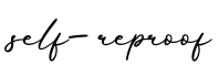 单词self-reproof书写