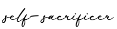单词self-sacrificer书写