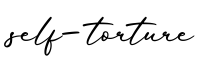 单词self-torture书写