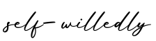 单词self-willedly书写