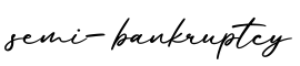 单词semi-bankruptcy书写
