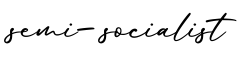 单词semi-socialist书写