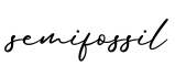 单词semifossil书写