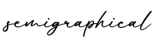 单词semigraphical书写