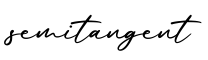 单词semitangent书写
