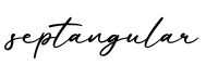 单词septangular书写