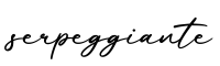 单词serpeggiante书写