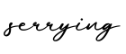 单词serrying书写