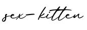 单词sex-kitten书写