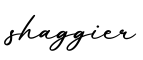 单词shaggier书写